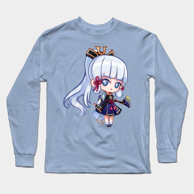 Ayaka chibi Long Sleeve T-Shirt by HellaKumii